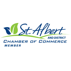 We are a member of the Chamber of commerce in St Albert.