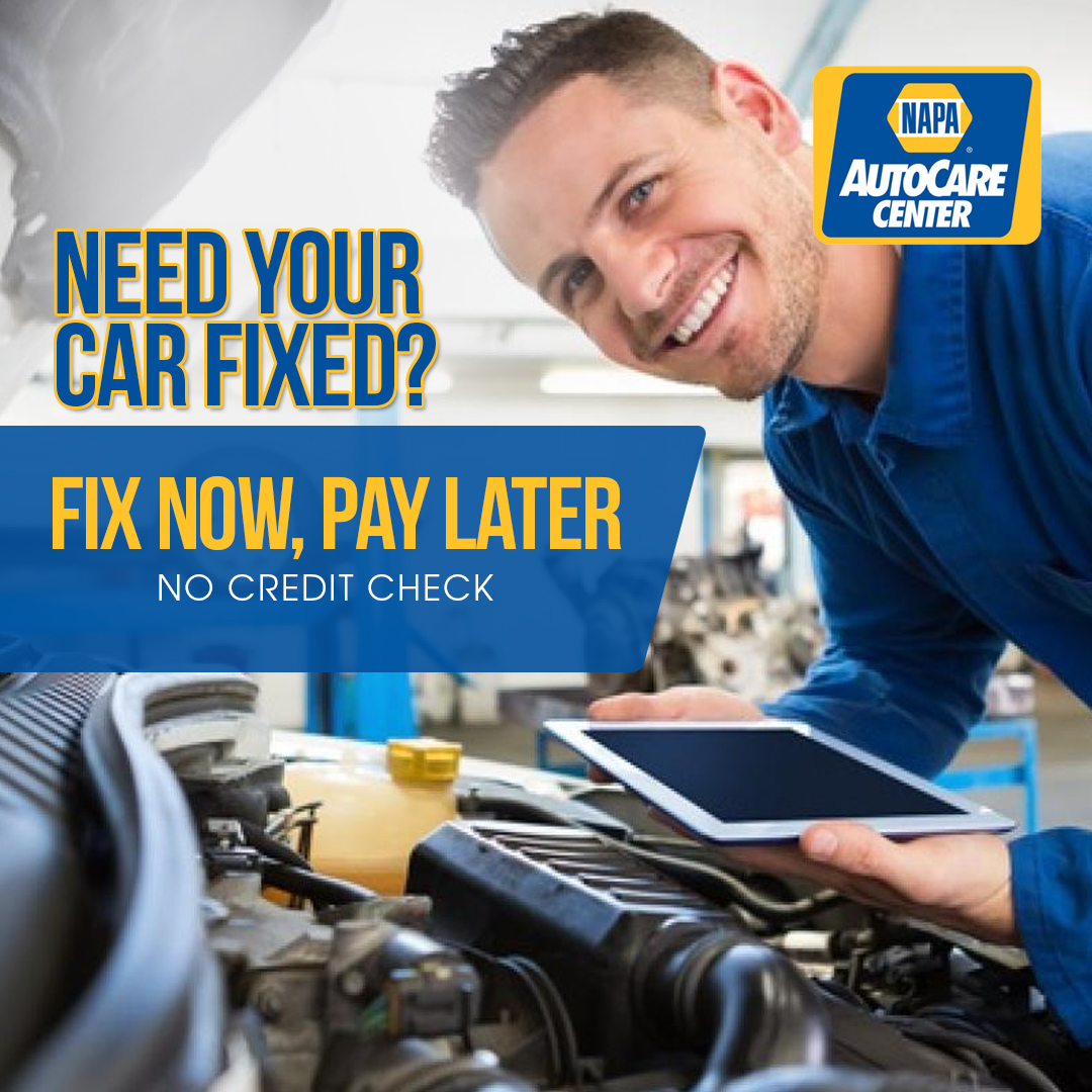 Fix your auto repairs and tires Now, Pay later!